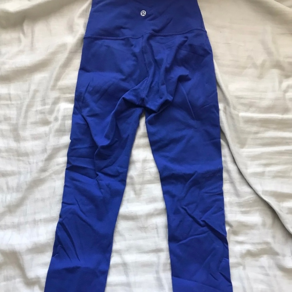 blue wunder under 7/8 length lululemon